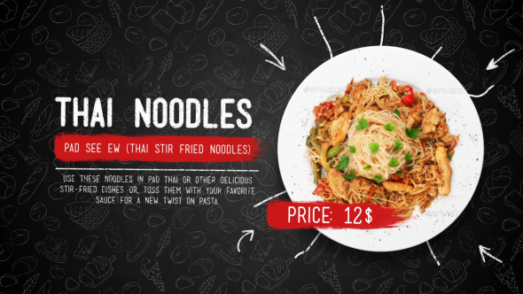 Food Festival Slideshow By Nixstudioedition Videohive Food Menu Slideshow After Effects Template Free